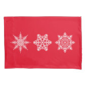 ピローケースセット – 雪片 枕カバー (正面左)