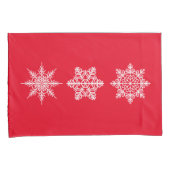 ピローケースセット – 雪片 枕カバー (正面右)