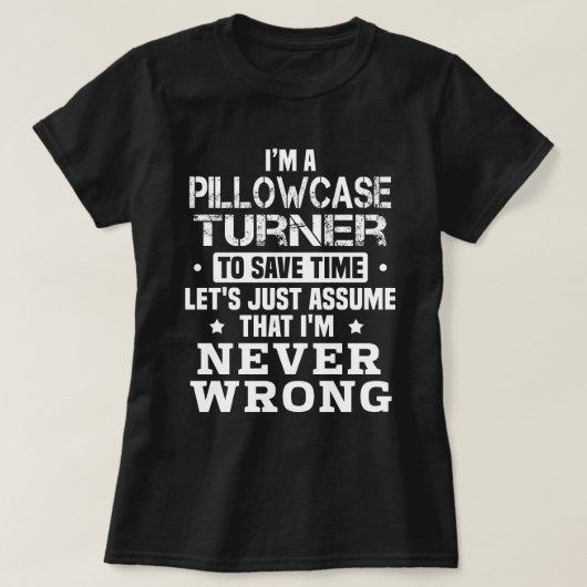 ピローケースターナー Tシャツ (デザイン正面)