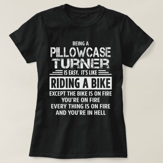 ピローケースターナー Tシャツ (デザイン正面)