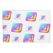 ピローケースパステルスクウェア 枕カバー (正面)