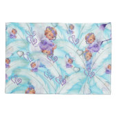 ピローケースフローラ羽ベビー天使 枕カバー (裏面)