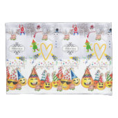 ピローケースメリークリスマスハッピーバースデー 枕カバー (正面)