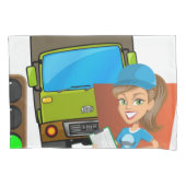 ピローケース女性用ドライバー 枕カバー (正面)