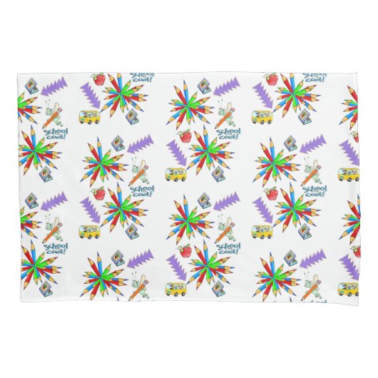 ピローケース新学期クール 枕カバー (正面)