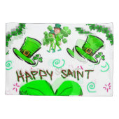 ピローケース聖パトリックの日 枕カバー (裏面)