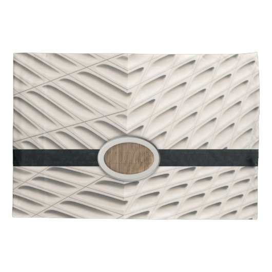 ピローケース黒ベージュ 枕カバー (裏面)