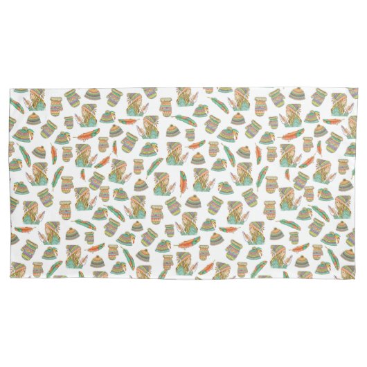 ピローシャムボホハットガール 枕カバー (正面)