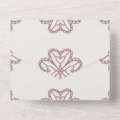 ピロートークコレクション結婚式招待状 オールインワン招待状 (裏面)