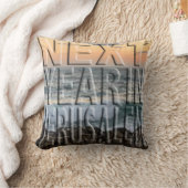 ピローパスソーバー16 x 16エルサレムビーチ クッション (ブランケット)