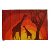 ピローパーソナライズされたケースアフリカサファリキリンS 枕カバー (正面右)