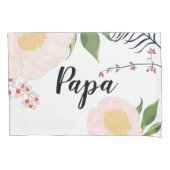 ピローパーソナライズされたケースベビーピンクコスモスオンウィット 枕カバー (正面左)