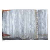 ピローパーソナライズされたケースホワイトウォッシュウッドバーンドゥー 枕カバー (正面右)