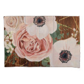 ピローパーソナライズされたケース幾何学的ガーデンバラ 枕カバー (正面左)