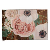 ピローパーソナライズされたケース幾何学的ガーデンバラ 枕カバー (正面右)