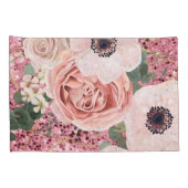 ピローパーソナライズされたケース幾何学的ガーデンバラ 枕カバー (裏面-右)