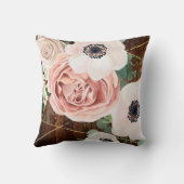 ピローパーソナライズされたジオメトリックガーデンバラバーヌウ クッション (裏面)