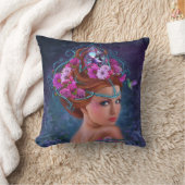 ピローフラワークイーン クッション (ブランケット)