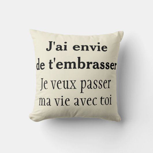 ピローフランスの- Mix and Match Designerピロー クッション (正面)