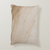 ピローベージュ石の大理石 アクセントクッション (裏面(縦))