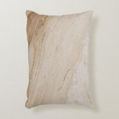 ピローベージュ石の大理石 アクセントクッション (正面(垂直))