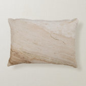 ピローベージュ石の大理石 アクセントクッション (裏面)