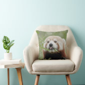 ピロー写真の赤パンダ。 クッション (椅子)