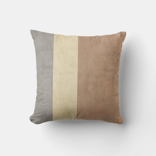 ピロー動揺してシャビーなシックなスタイルストライプ クッション (正面)