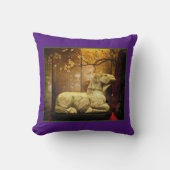 ピロー大理石中国の馬デザイン クッション (正面)