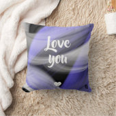 ピロー抽象芸術インテリアトレンドラベンダーバイオレット クッション (ブランケット)