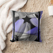 ピロー抽象芸術インテリアトレンドラベンダーバイオレット クッション (ブランケット)