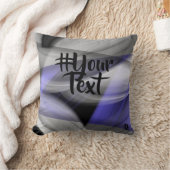 ピロー抽象芸術インテリアトレンドラベンダーバイオレット クッション (ブランケット)