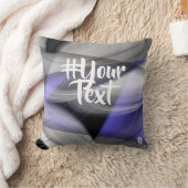 ピロー抽象芸術インテリアトレンドラベンダーバイオレット クッション (ブランケット)