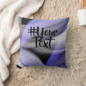 ピロー抽象芸術インテリアトレンドラベンダーバイオレット クッション (ブランケット)