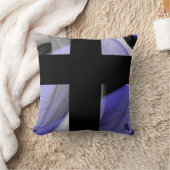 ピロー抽象芸術インテリアトレンドラベンダーバイオレット クッション (ブランケット)