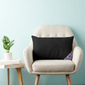 ピロー抽象芸術インテリアトレンドラベンダーバイオレット ランバークッション (椅子)