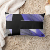 ピロー抽象芸術インテリアトレンドラベンダーバイオレット ランバークッション (ブランケット)