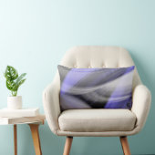 ピロー抽象芸術インテリアトレンドラベンダーバイオレット ランバークッション (椅子)