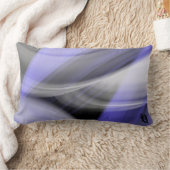 ピロー抽象芸術インテリアトレンドラベンダーバイオレット ランバークッション (ブランケット)