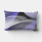 ピロー抽象芸術インテリアトレンドラベンダーバイオレット ランバークッション (裏面)