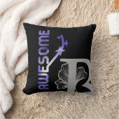 ピロー素晴らし抽象芸術ホームトレンドラベンダーバイオレット クッション (ブランケット)