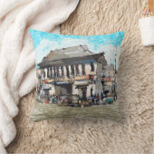 ピロー絵を描ズアイディアホームの装飾 クッション (ブランケット)