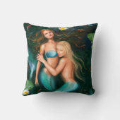 ピロー美しいファンタジープリンセスメルメイド クッション (裏面)