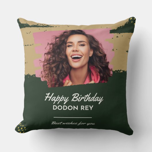 ピロー誕生日 クッション (正面)