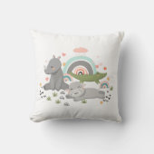 ピロー飾はイラストレーションおもしろいで。 クッション (正面)