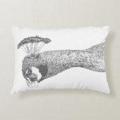 ピロー – ピーコックポートレートからカラー (正面)