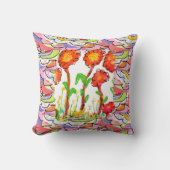 ピロー - フラワー アールデコ (正面)