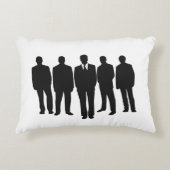 ピロー&ポーフ5人の目に見えない兵士 アクセントクッション (正面)