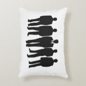 ピロー&ポーフ5人の目に見えない兵士 アクセントクッション (正面(垂直))