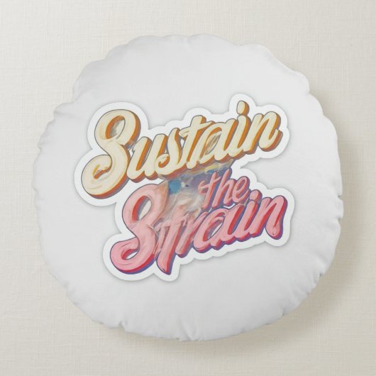 ピロー&ポーフ ラウンドクッション (正面)